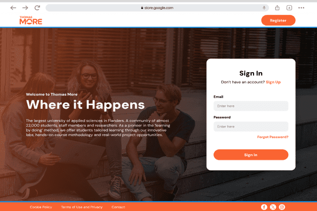 UniPortal screenshot