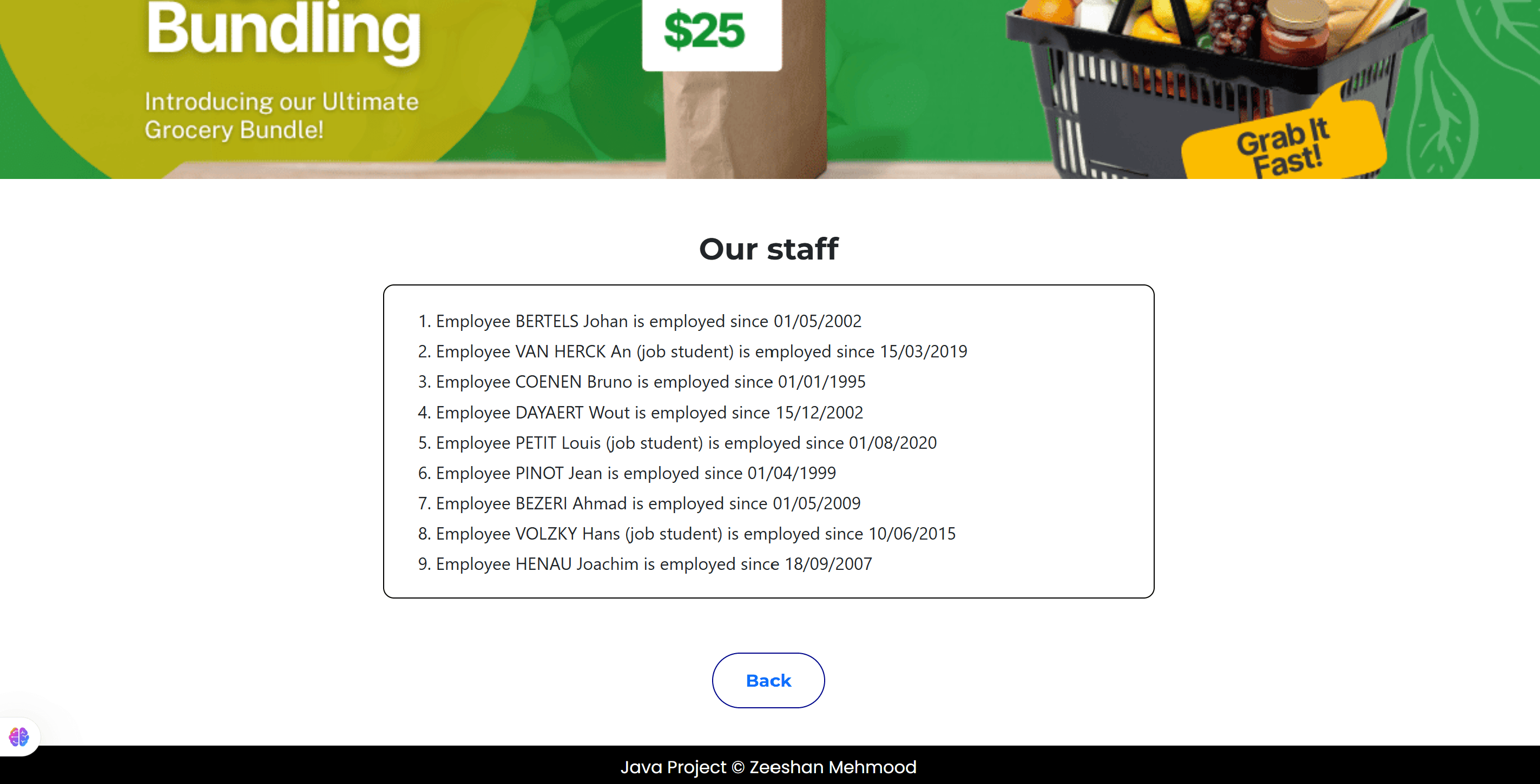 OnePoint screenshot