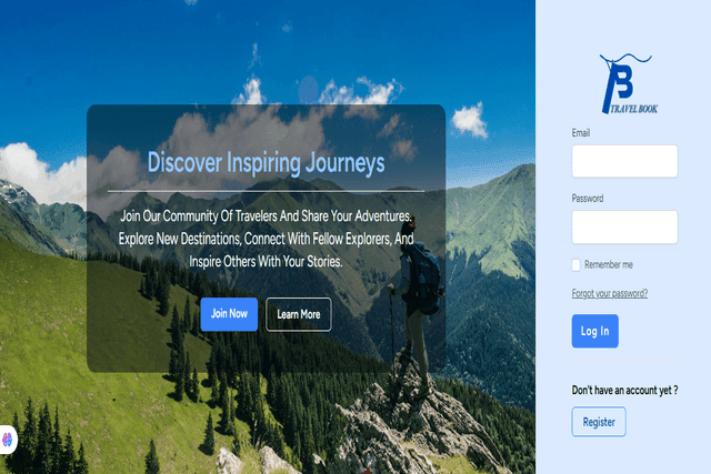 TravelBook screenshot